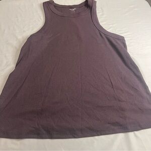 Old Navy Ribbed High Neck Tank Top Mauve 2X